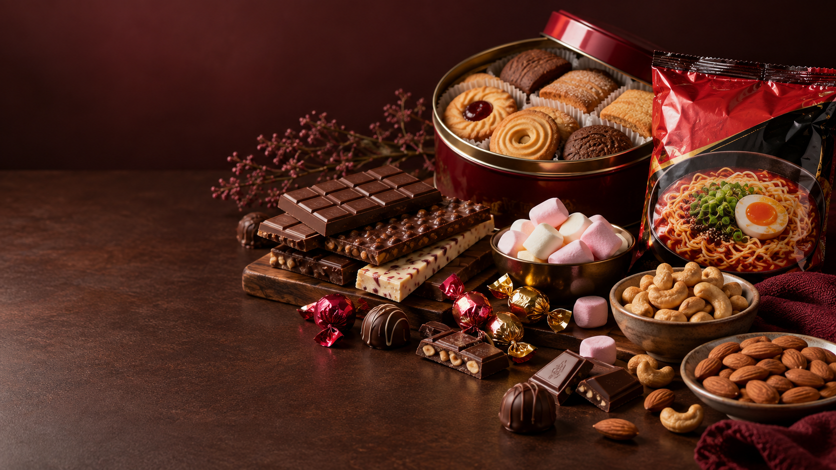 Selection of products from New Chocolate House